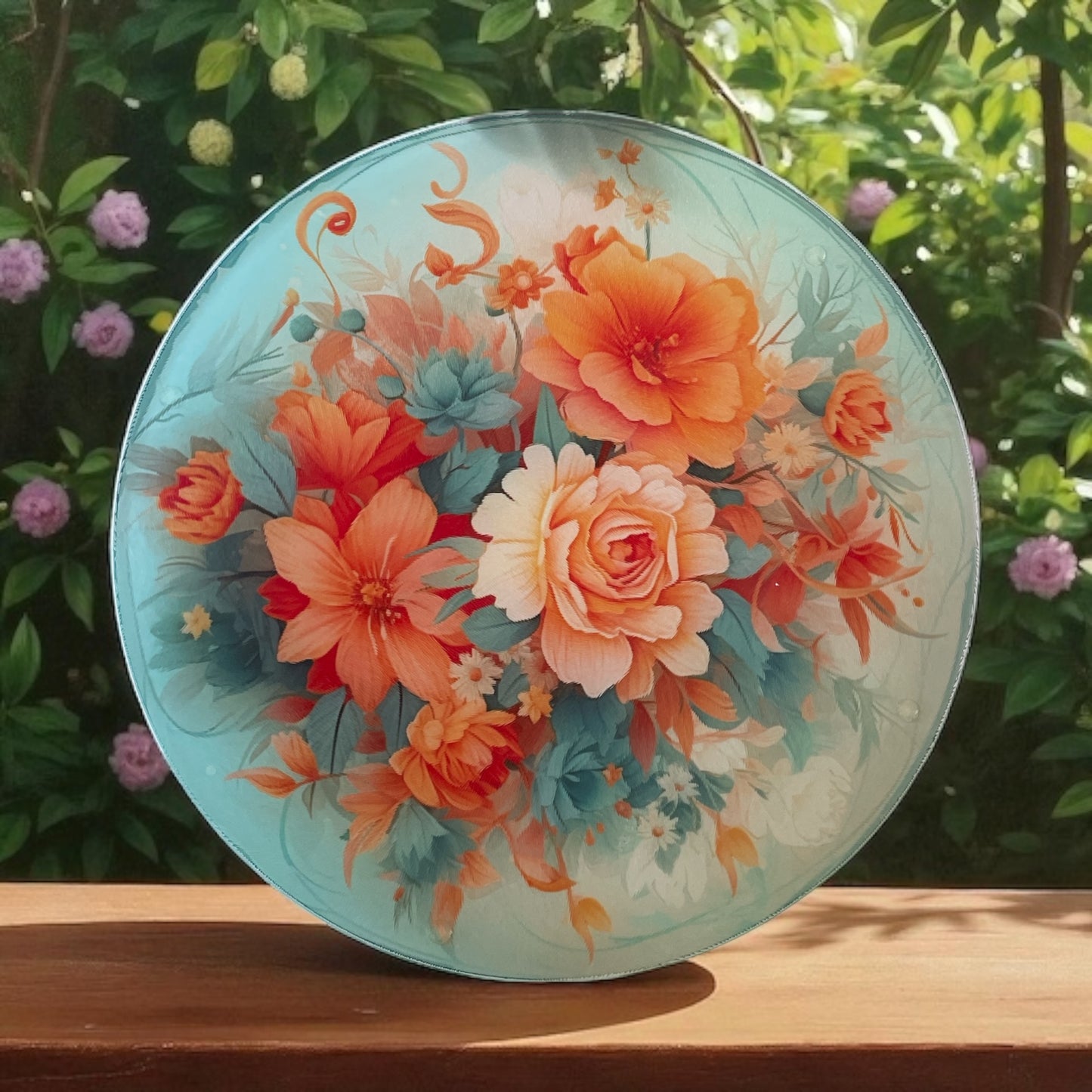 12 inch Round Glass Cutting Board