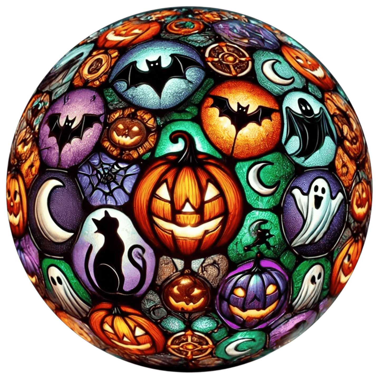 Multi color pumpkins