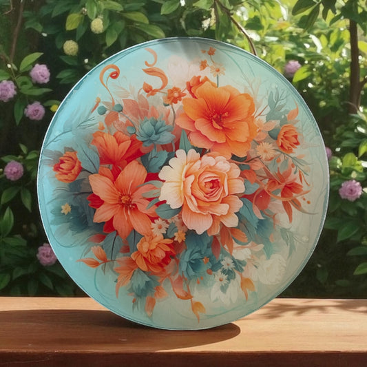 12 inch Round Glass Cutting Board