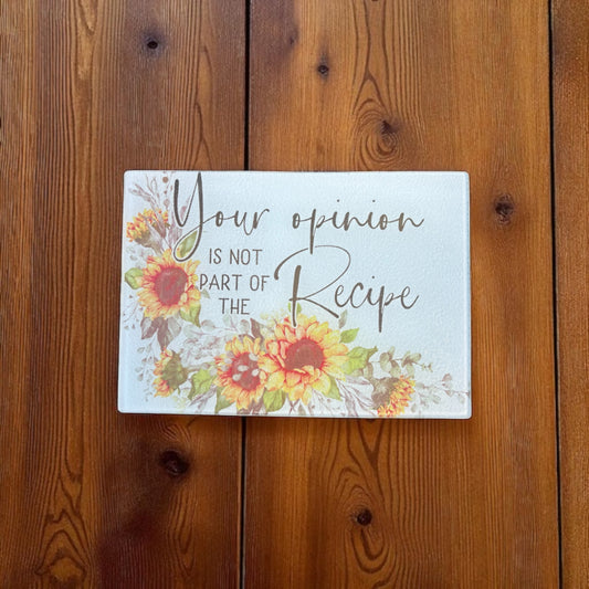 11x7 Glass Cutting Board